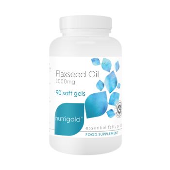 Flaxseed Oil 1000mg x 90 Softgels EXP DATE 06.12.26