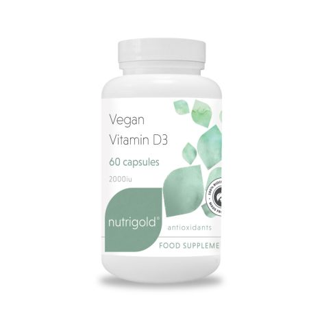 Vegan Vitamin D3 2000iu x 60 Capsules